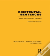 Capa do artigo Existential Sentences (Rle Linguistics B: Grammar)