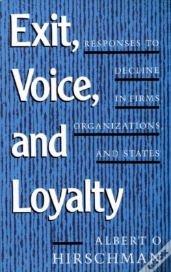 Capa do artigo Exit, Voice, And Loyalty