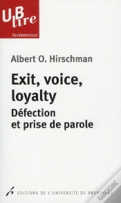 Capa do artigo Exit Voice Loyalty Defection Et Prise De Parole Traduction De Claude Besseyrias