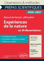 Expériences De La Nature En 39 Dissertations - Preview