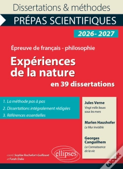 Capa do artigo Expériences De La Nature En 39 Dissertations
