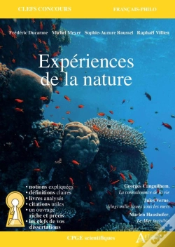 Capa do artigo Expériences De La Nature
