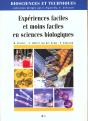 Experiences Faciles Et Moins Faciles En Sciences Biologiques - Preview