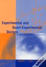 Experimental And Quasi-Experimental Designs For Generalised Causal Inference