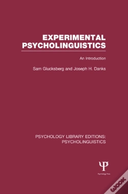 Capa do artigo Experimental Psycholinguistics (Ple: Psycholinguistics)