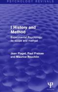 Experimental Psychology Its Scope And Method: Volume I