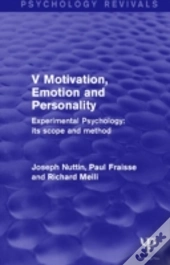 Experimental Psychology Its Scope And Method: Volume V