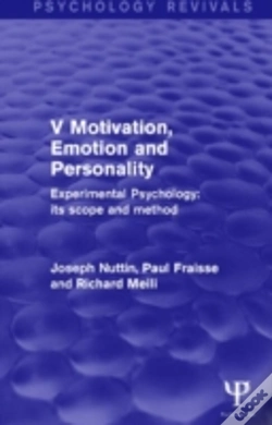 Capa do artigo Experimental Psychology Its Scope And Method: Volume V