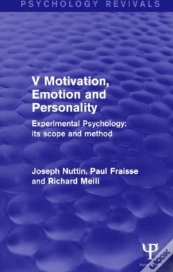 Capa do artigo Experimental Psychology Its Scope And Method: Volume V