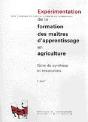 Experimentation De La Formation Des Maitres D'Apprentissage En Agriculture - Preview