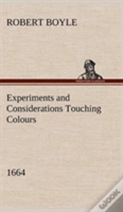 Capa do artigo Experiments And Considerations Touching Colours (1664)