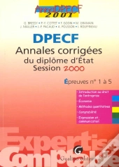 Expertise Comptable 2001 Decf Epreuve N.1 A 5