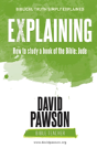 Explaining How To Study A Book Of The Bible - Preview