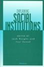 Explaining Social Institutions - Preview