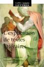 Explication De Textes Littéraires (L') - Preview