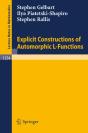 Explicit Constructions Of Automorphic L-Functions - Preview