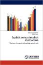 Explicit Versus Implicit Instruction - Preview