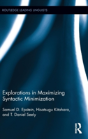 Explorations In Maximizing Syntactic Minimization - Preview
