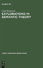 Explorations In Semantic Theory - Preview