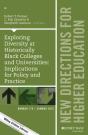 Exploring Diversity At Historically Black Colleges And Universities: Implications For Policy And Practice - Preview