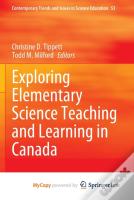 Exploring Elementary Science Teaching And Learning In Canada