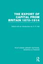 Export Of Capital From Britain (Rle Banking & Finance) - Preview
