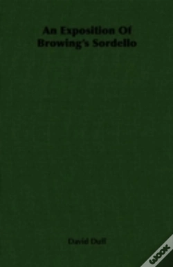 Capa do artigo Exposition Of Browing'S Sordello
