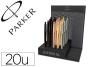 Expositor 20 esferograficas parker jotter xl monocromo aço ct em estojo - Preview