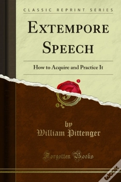 Capa do artigo Extempore Speech