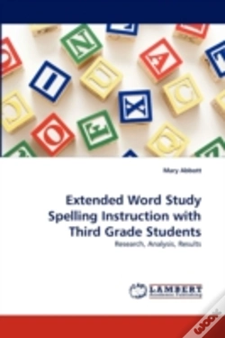 Capa do artigo Extended Word Study Spelling Instruction With Third Grade Students