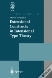 Capa do artigo Extensional Constructs In Intensional Type Theory