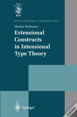 Capa do artigo Extensional Constructs In Intensional Type Theory