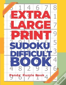 Capa do artigo Extra Large Print Sudoku Difficult Book