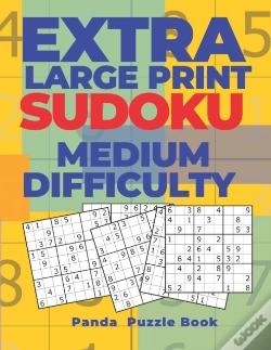 Capa do artigo Extra Large Print Sudoku Medium Difficulty