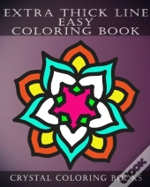 Extra Thick Line Easy Coloring Book