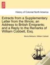 Capa do artigo Extracts From A Supplementary Letter Fro
