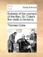Extracts Of The Journals Of The Rev. Dr. - Preview