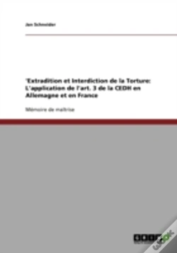 Capa do artigo 'Extradition Et Interdiction De La Torture