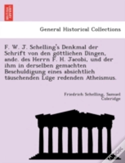 Capa do artigo F. W. J. Schelling'S Denkmal Der Schrift