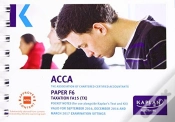 Capa do artigo F6 Taxation - Pocket Notes