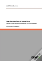 Faã‚Â¶Deralismusreform In Deutschland
