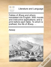 Capa do artigo Fables Of  Sop And Others: Translated In