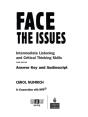 Face The Issues Answer Key And Audioscript - Preview