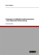 Fachjargon In Fuballfernsehkommentaren  -  Eine Empirische Untersuchung
