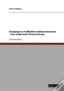 Capa do artigo Fachjargon In Fuballfernsehkommentaren  -  Eine Empirische Untersuchung