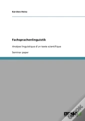 Fachsprachenlinguistik