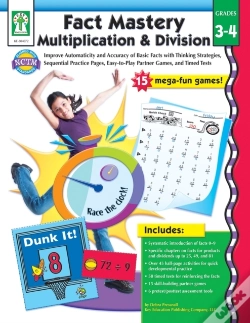 Capa do artigo Fact Mastery Multiplication & Division, Grades 3 - 4