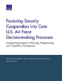 Factoring Security Cooperation Into Core U.S. Air Force Decisionmaking Processes - Preview