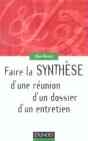 Faire La Synthese D'Une Reunion, D'Un Dossier, D'Un Entretien - Preview