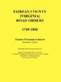 Fairfax County (Virginia) Road Orders, 1 - Preview